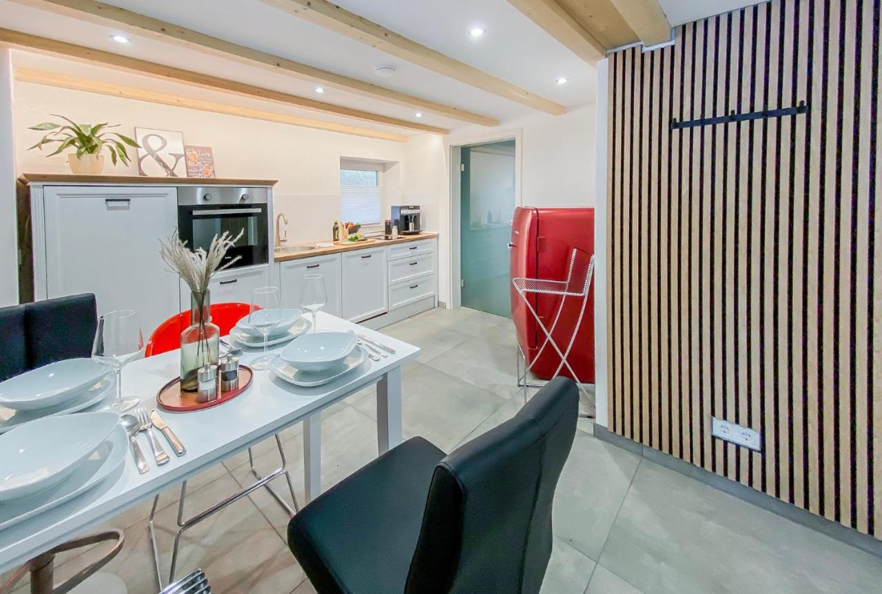 Stylisches Apartment Mit Terrasse In Der Altstadt Von โดเนาเวิร์ท ภายนอก รูปภาพ
